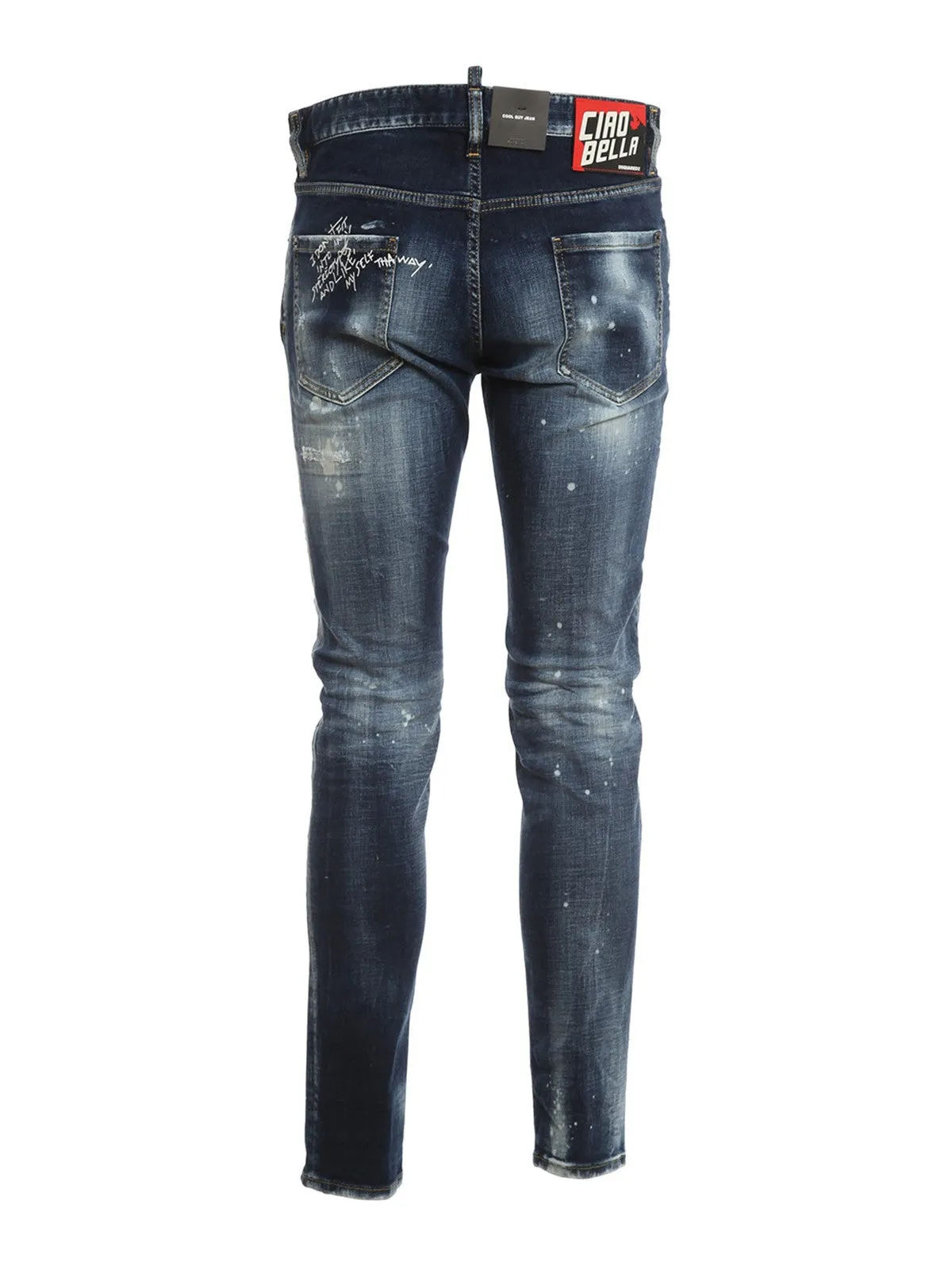 Dsquared2 Distressed Slim-Cut Jeans
