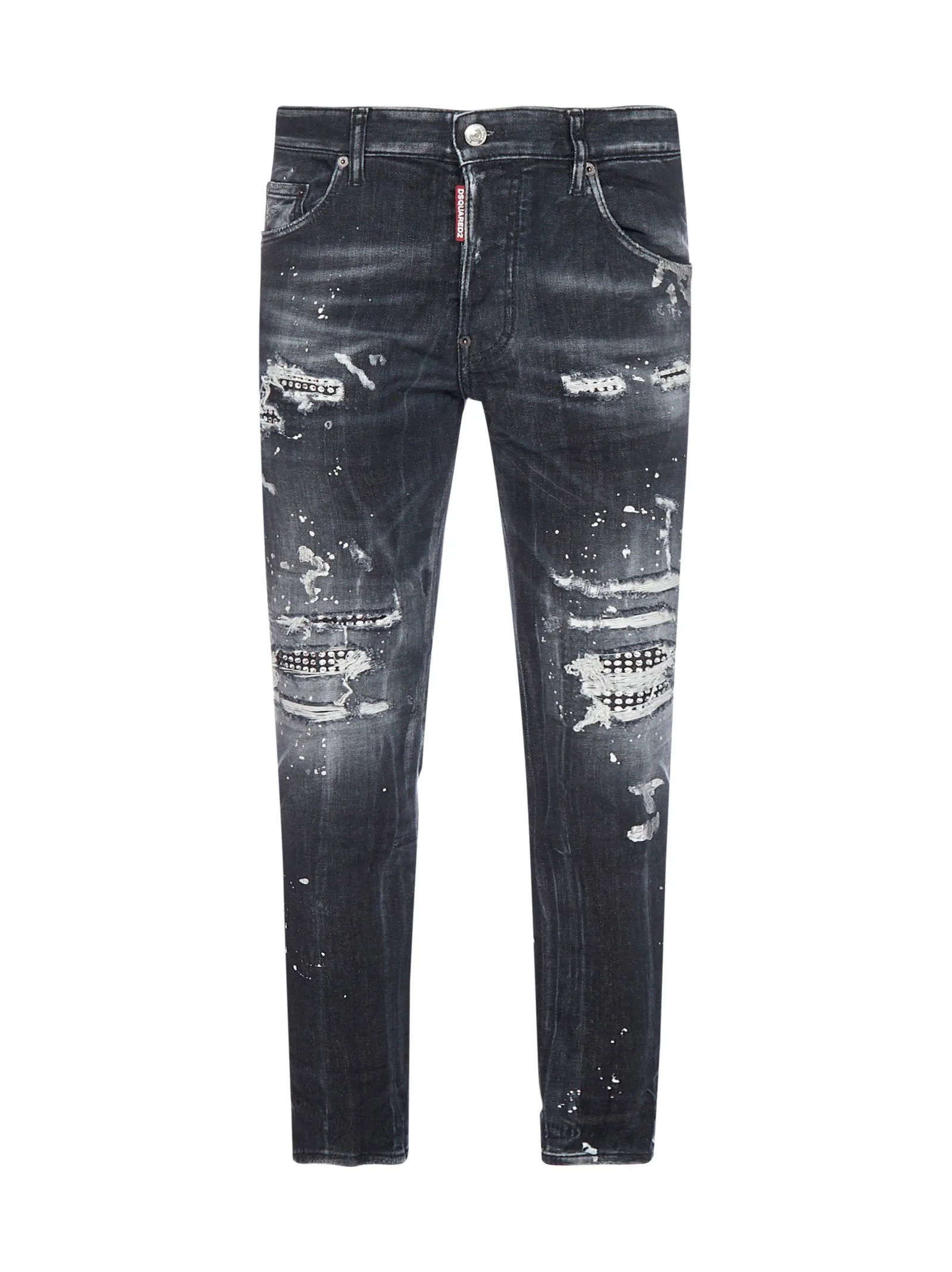 Dsquared2 Embellished Distressed Jeans