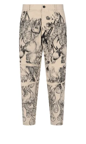 Dsquared2 Graphic Print Chino Pants
