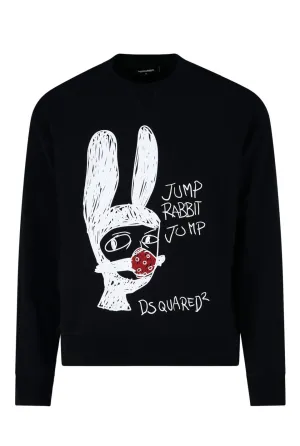 Dsquared2 Graphic Print Crewneck Sweater