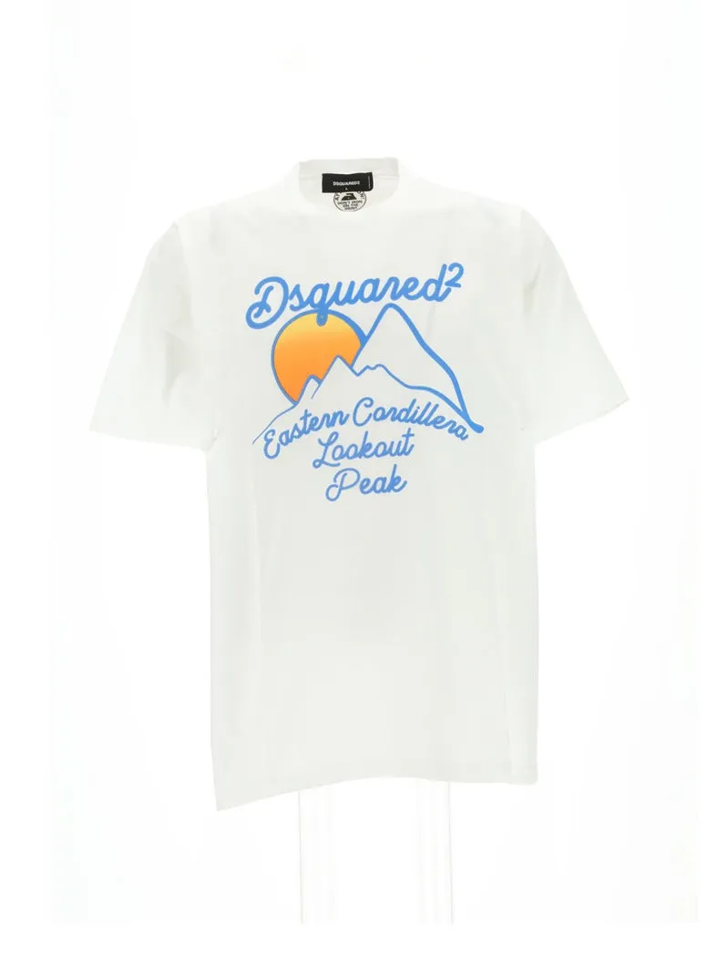 Dsquared2 Graphic Print Crewneck T-Shirt