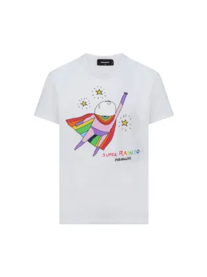 Dsquared2 Graphic Print Crewneck T-Shirt
