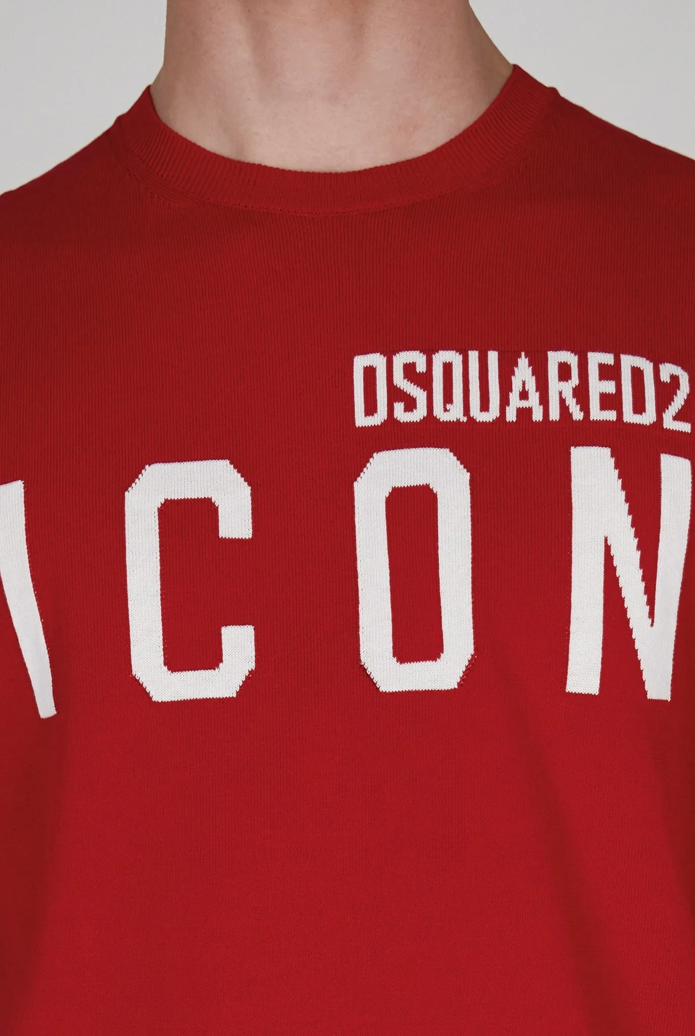 Dsquared2 Icon Intarsia Crewneck Sweater