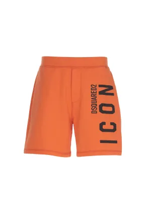 Dsquared2 Icon Logo Print Track Shorts