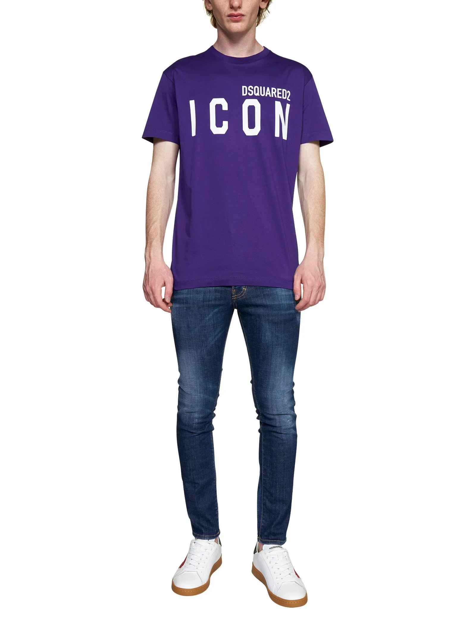Dsquared2 Icon Print Crewneck T-Shirt