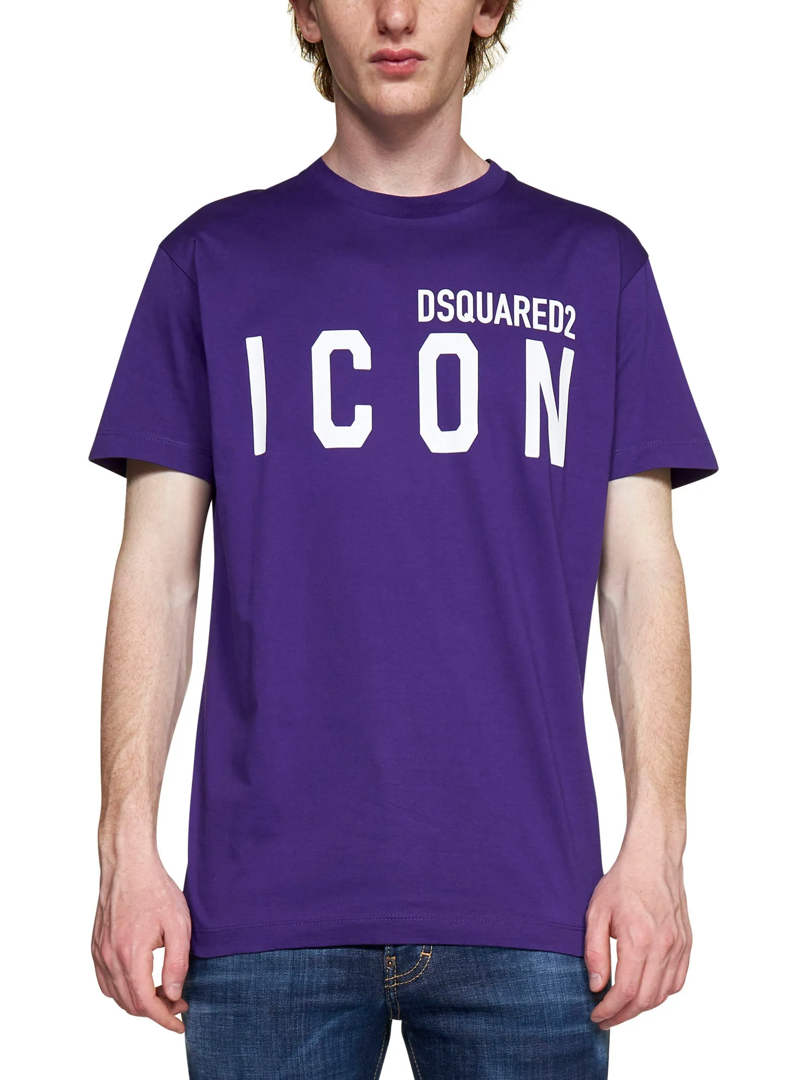 Dsquared2 Icon Print Crewneck T-Shirt