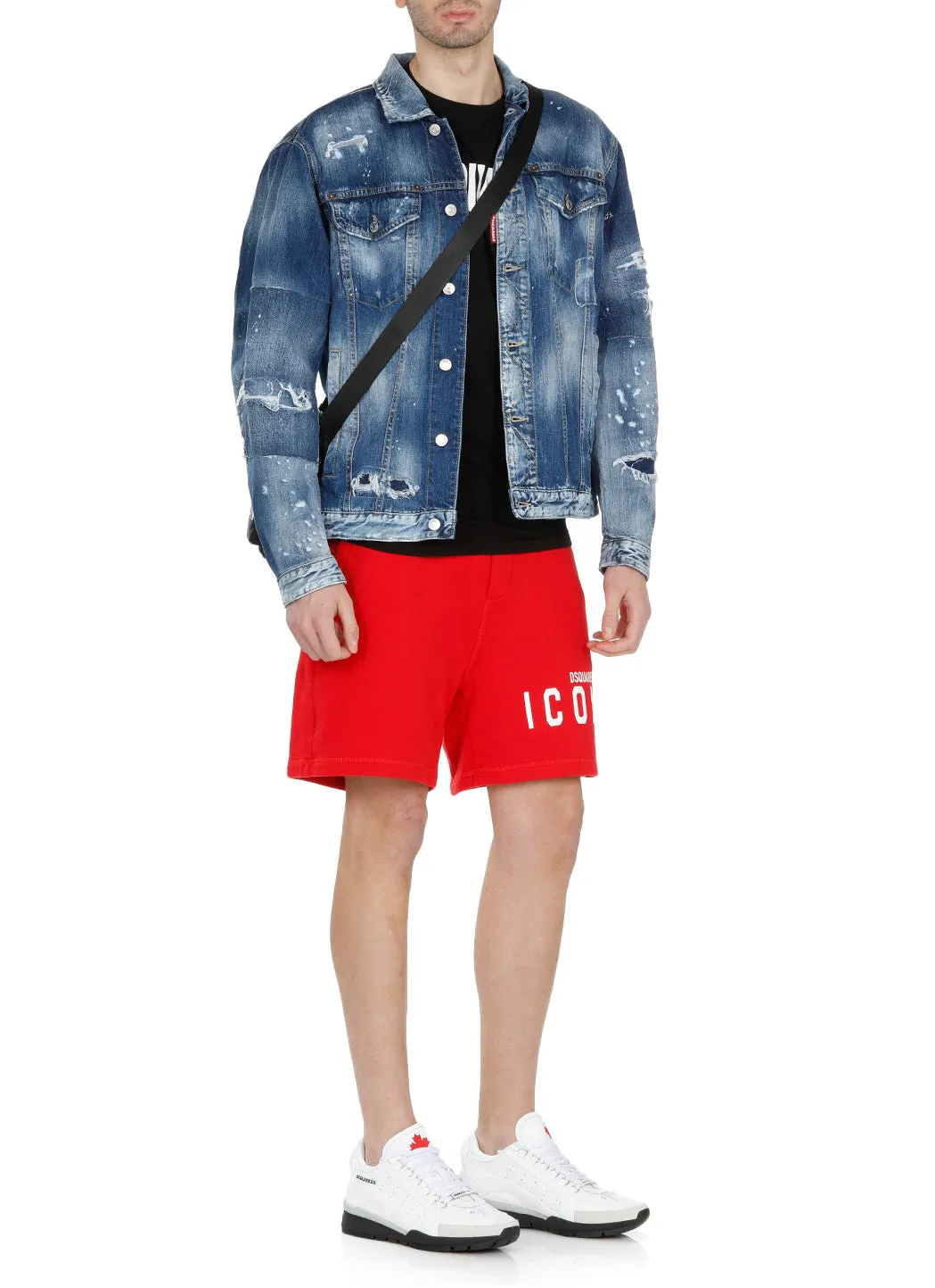 Dsquared2 Logo Print Bermuda Shorts