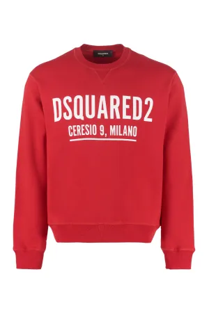 Dsquared2 Logo Print Crewneck Sweater