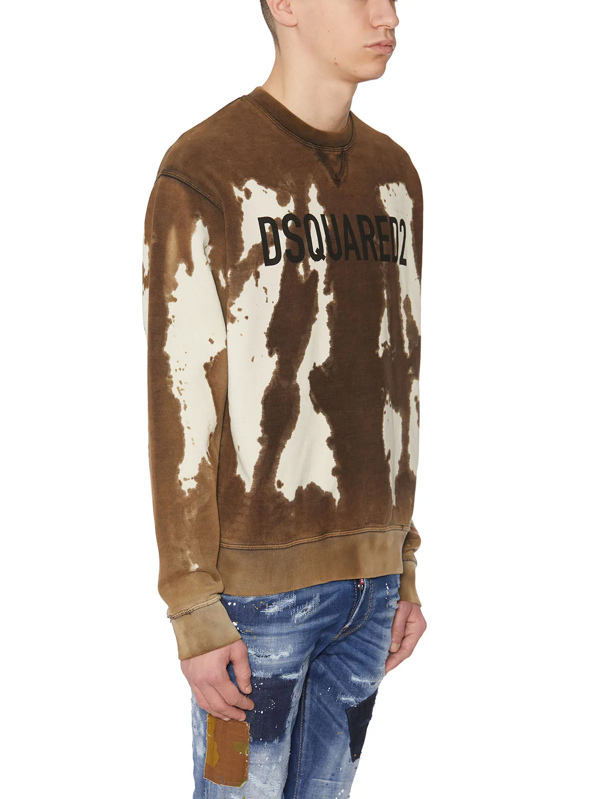 Dsquared2 Logo Print Crewneck Sweater
