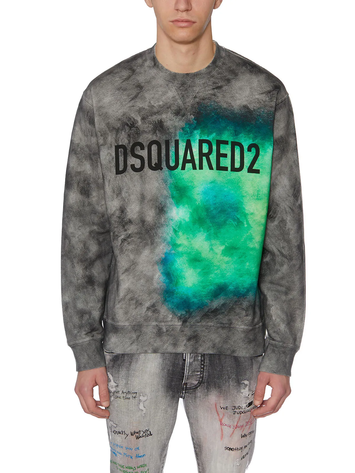 Dsquared2 Logo Print Crewneck Sweater