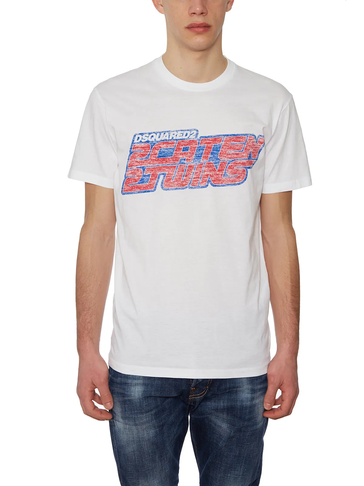 Dsquared2 Logo Print Crewneck T-Shirt