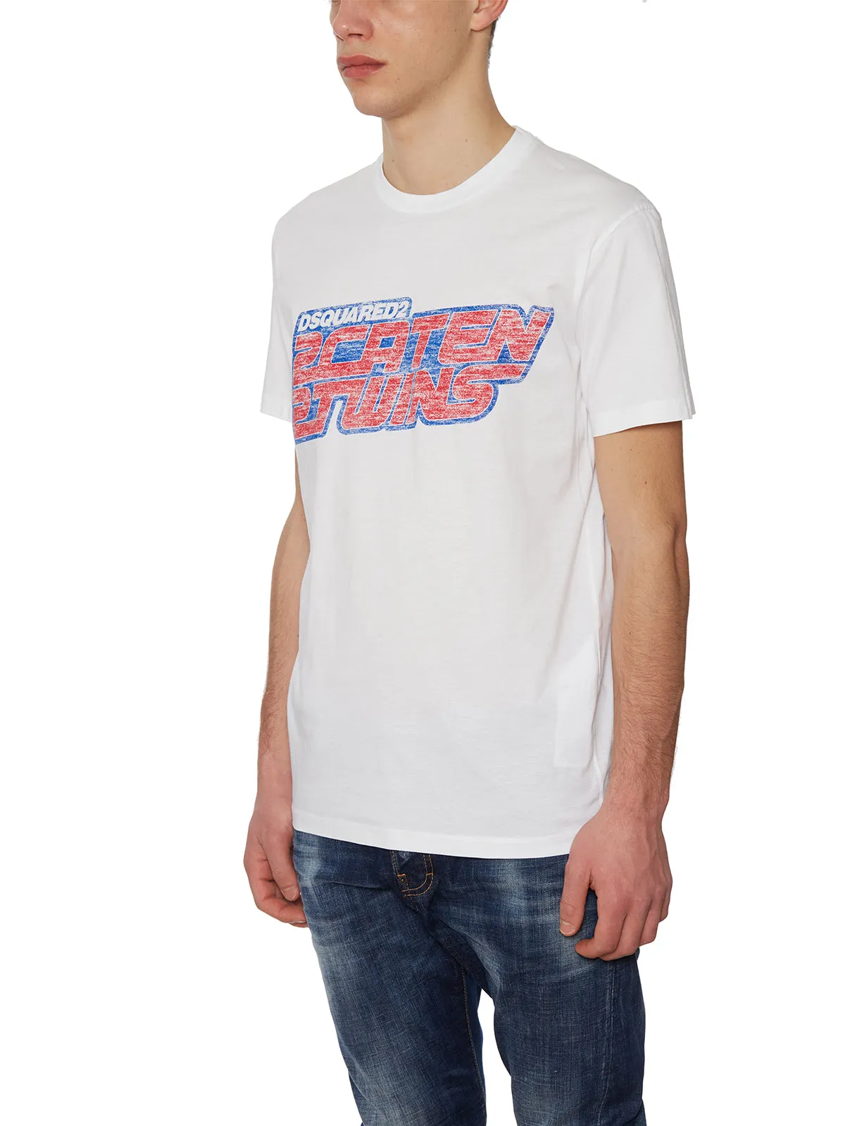 Dsquared2 Logo Print Crewneck T-Shirt