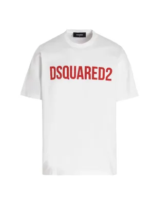 Dsquared2 Logo Print Crewneck T-Shirt