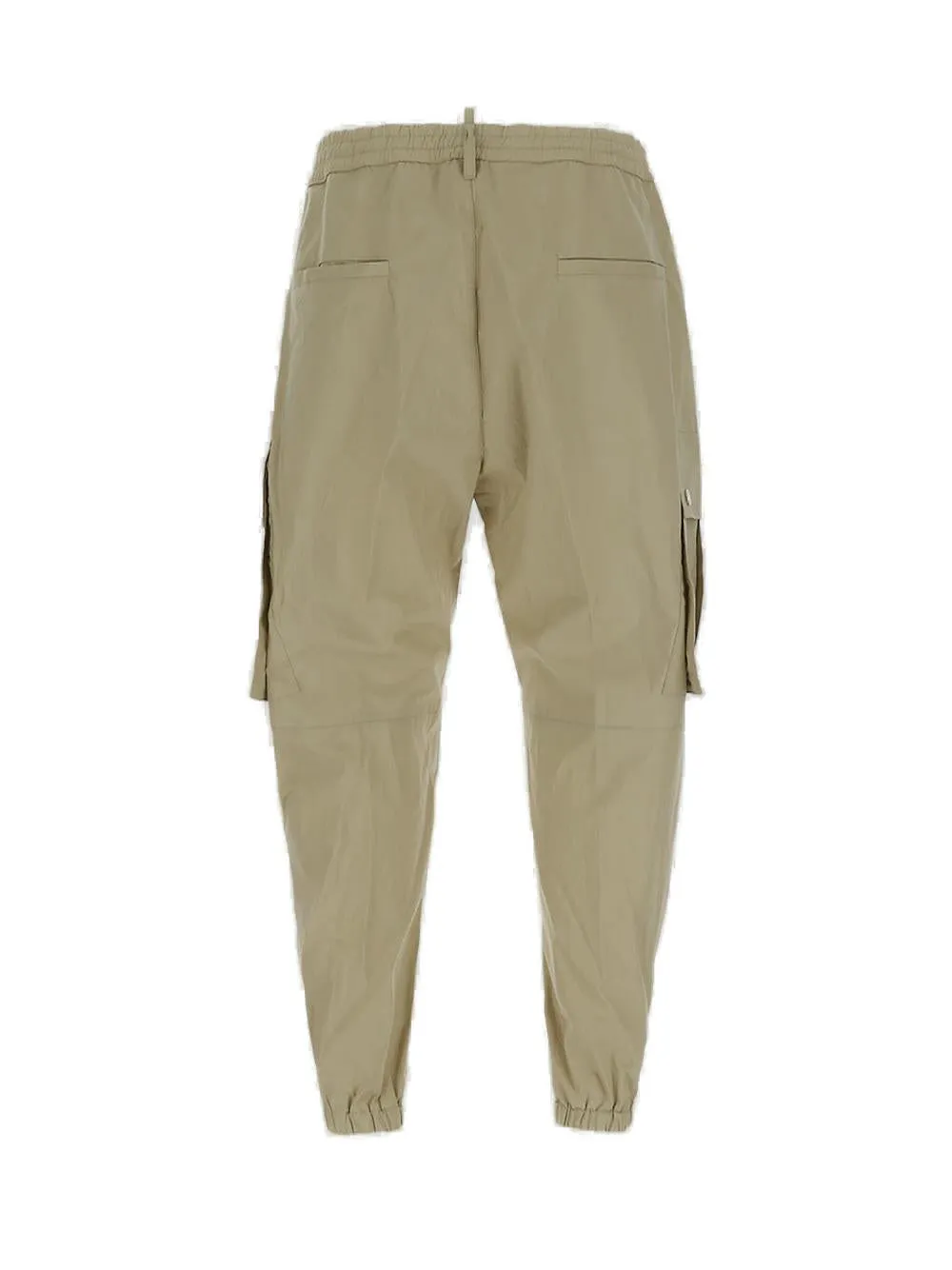 Dsquared2 Logo Print Tapered Cargo Pants