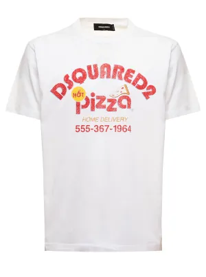 Dsquared2 Logo Printed Crewneck T-Shirt