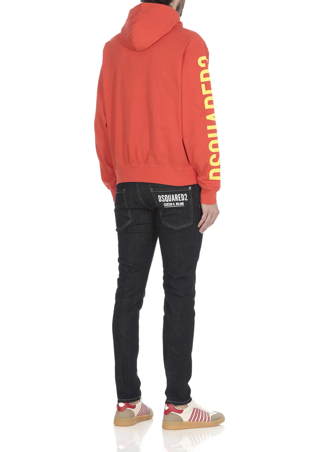 Dsquared2 Logo Printed Hooded Jacket