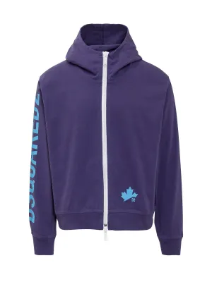 Dsquared2 Logo Printed Hooded Jacket