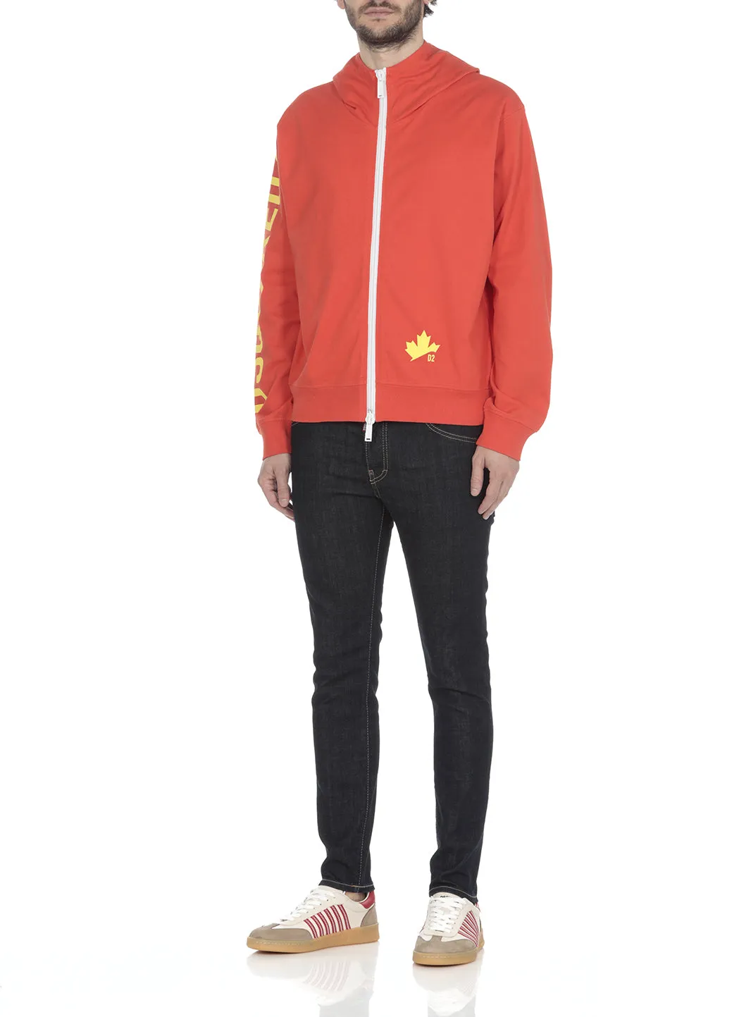 Dsquared2 Logo Printed Hooded Jacket