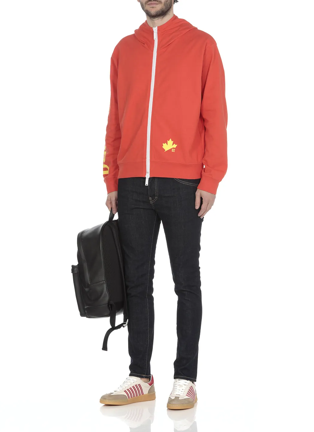 Dsquared2 Logo Printed Hooded Jacket