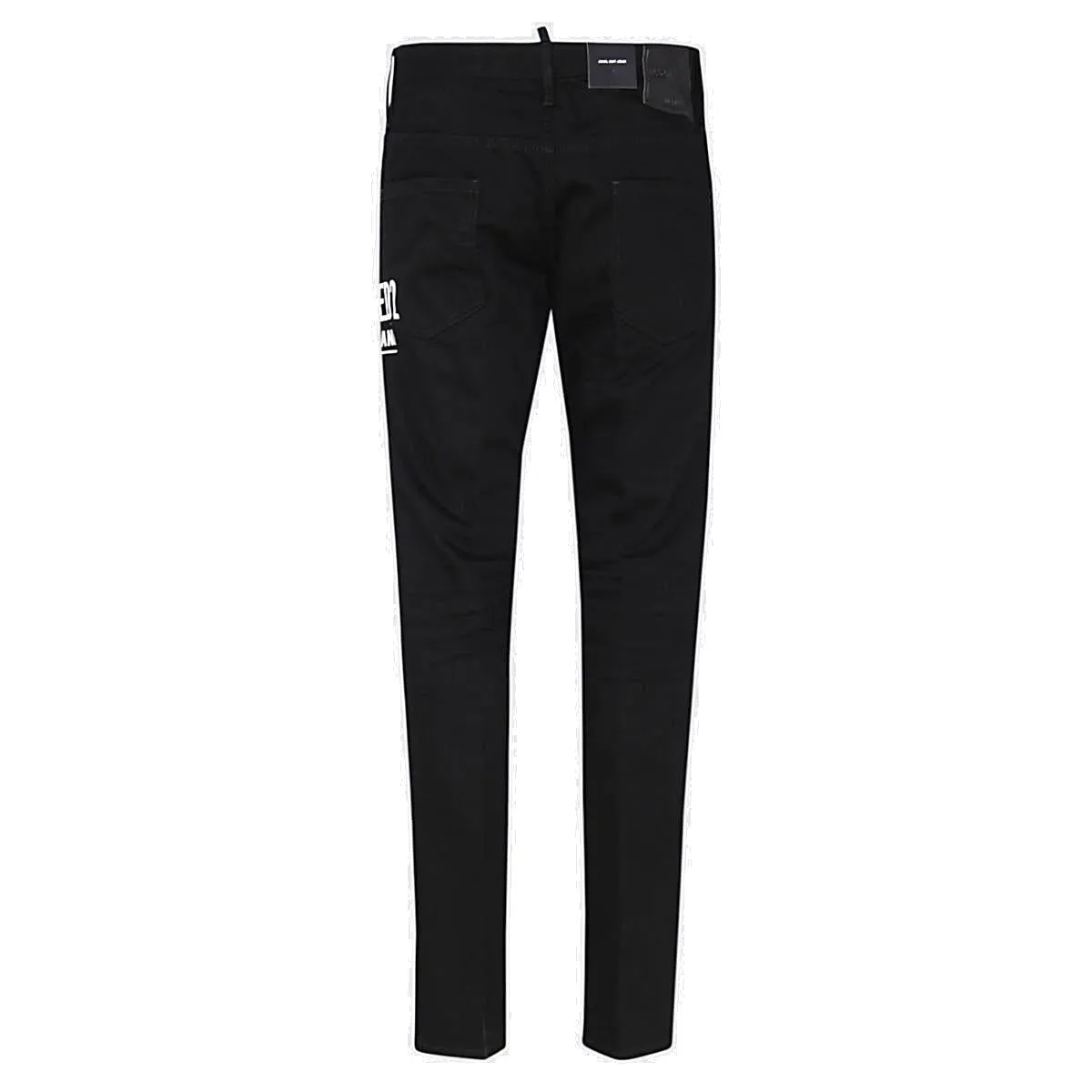Dsquared2 Logo Printed Mid-Rise Jeans