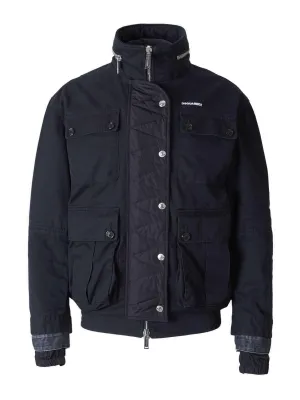 Dsquared2 Logo Printed Quilted Jacket