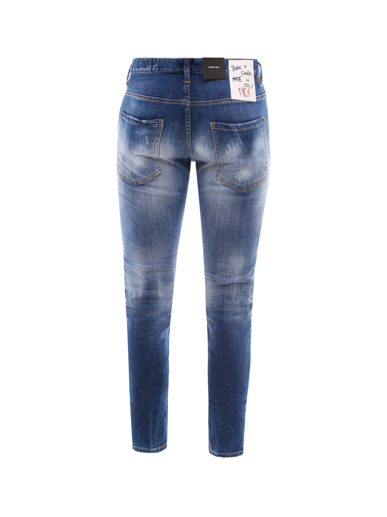 Dsquared2 Mid Rise Distressed Jeans