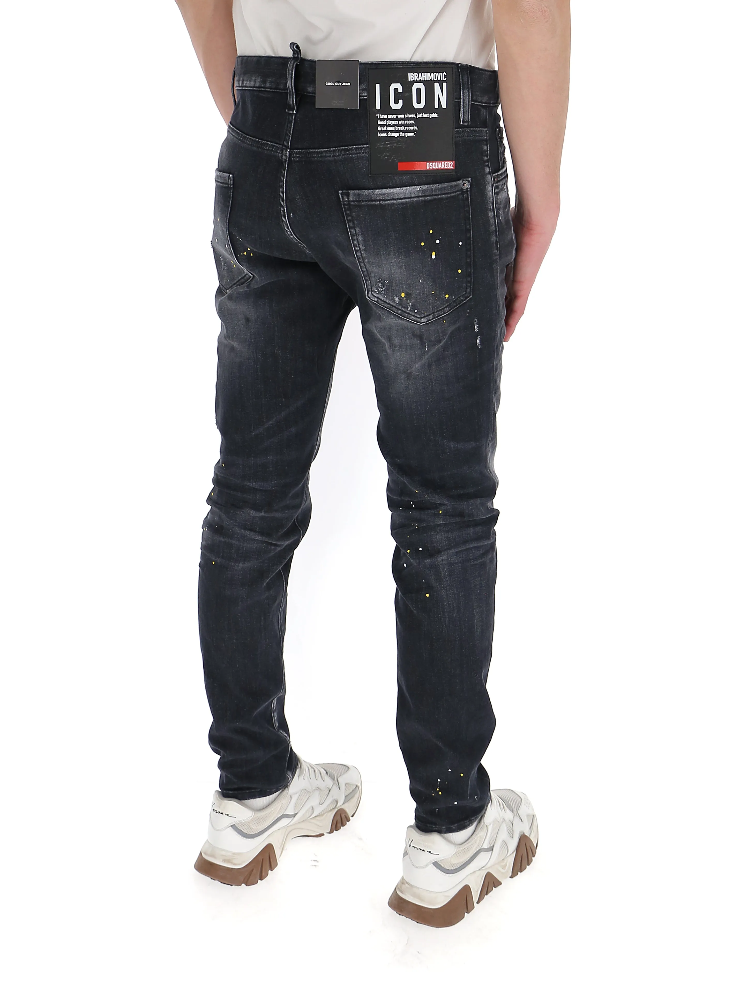 Dsquared2 Paint Splatter Effect Jeans