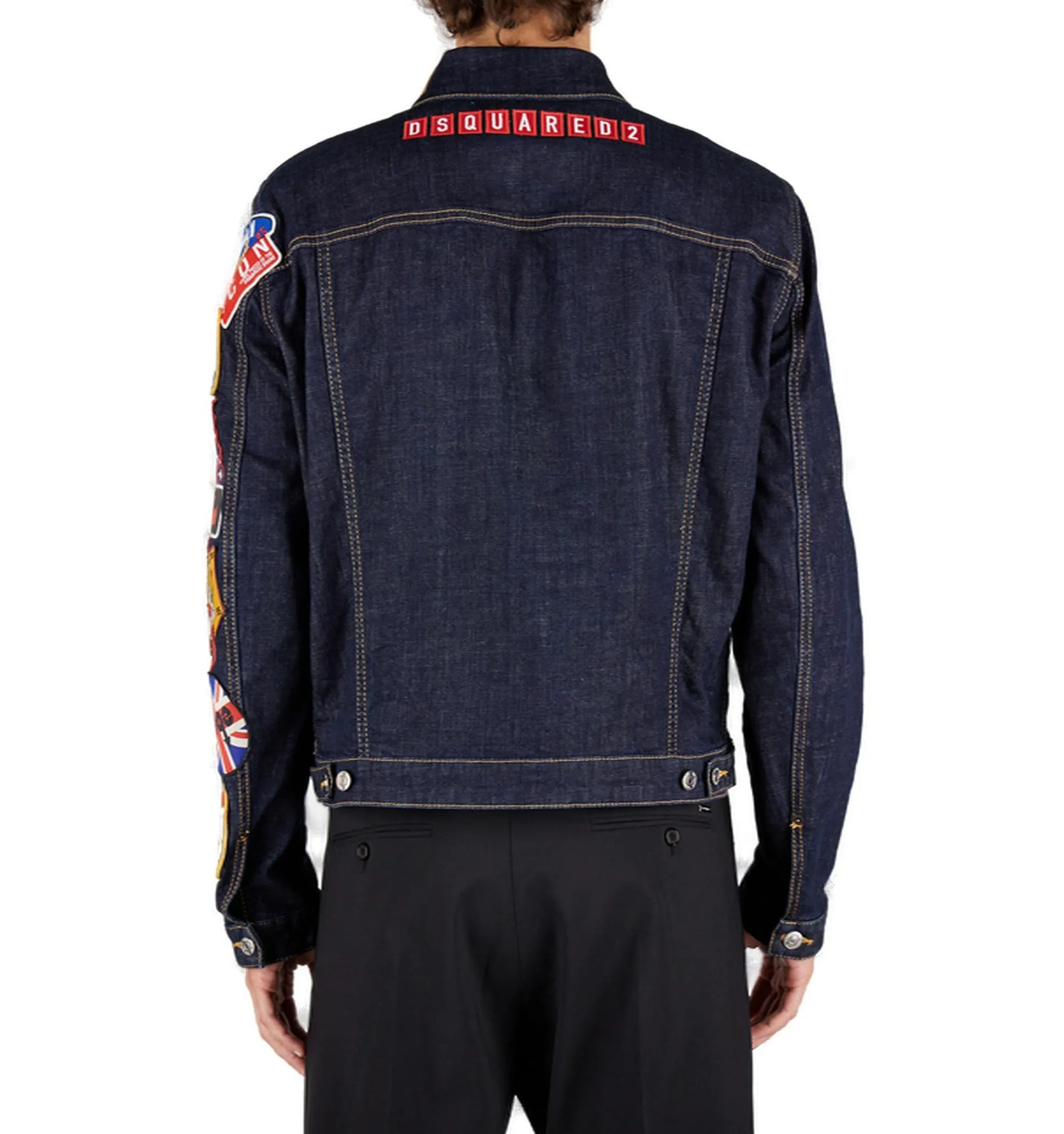 Dsquared2 Patch Detailed Long-Sleeves Jacket