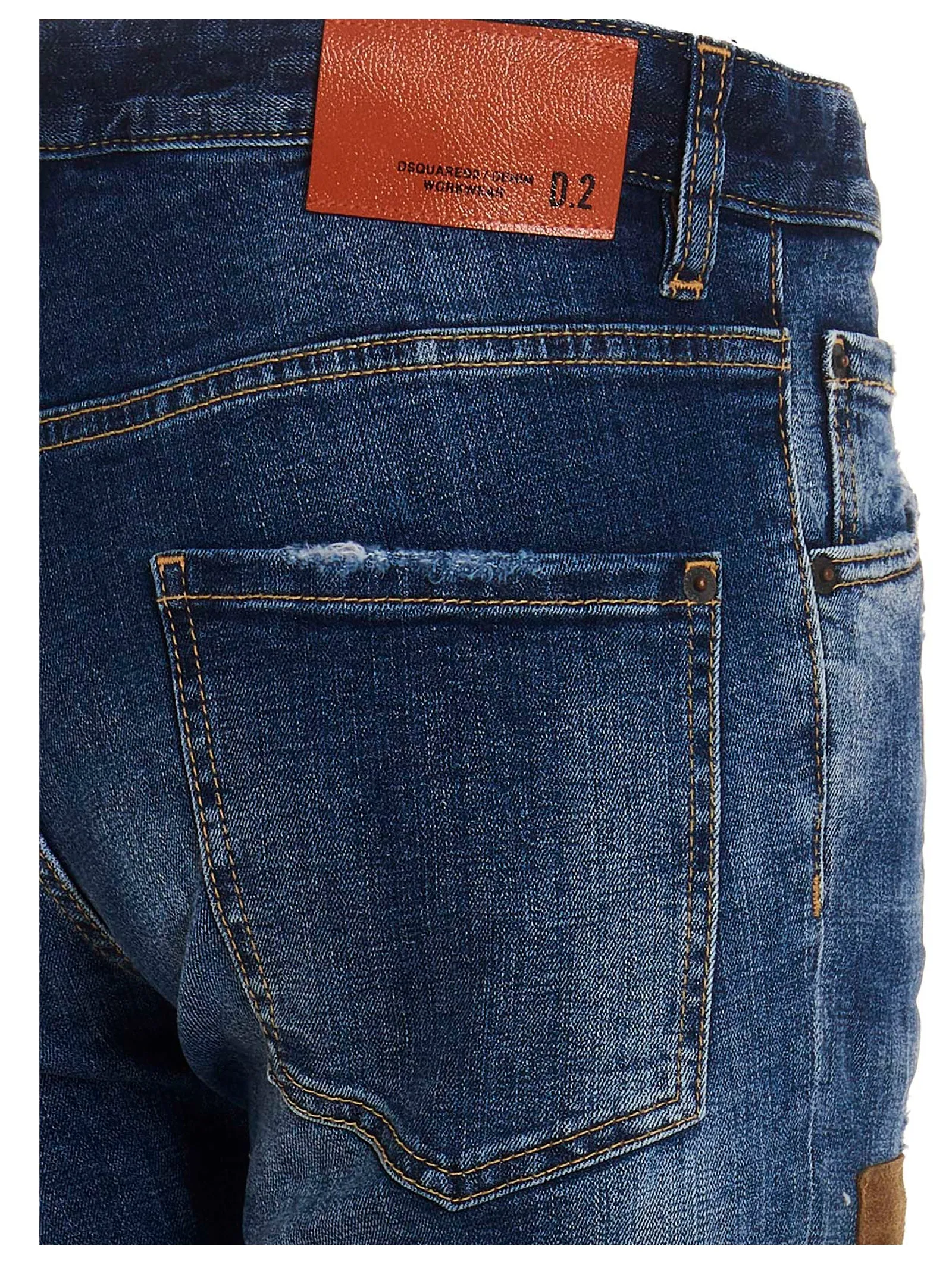 Dsquared2 Patchwork Skinny Jeans