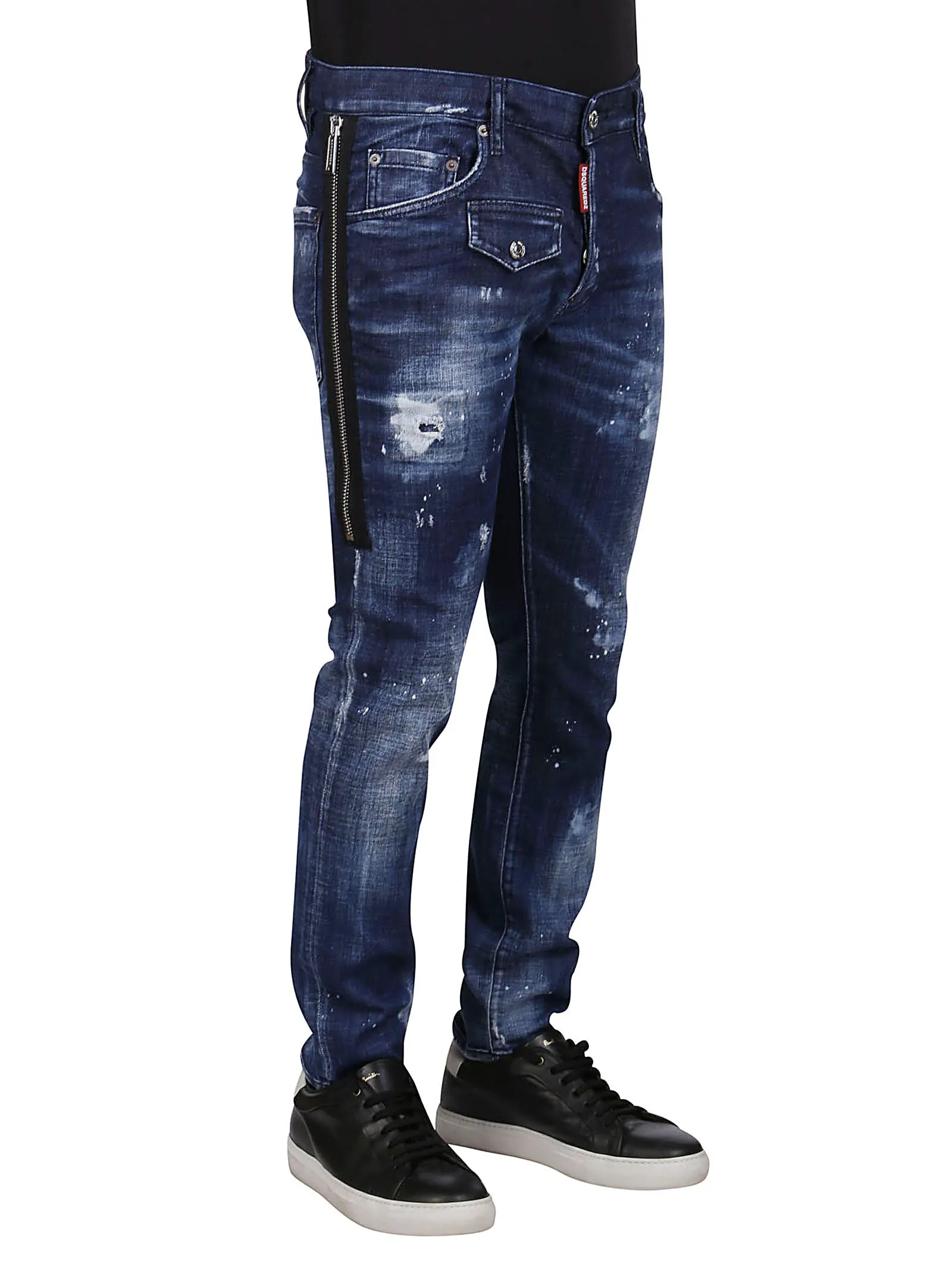 Dsquared2 Skater Distressed Skinny Jeans