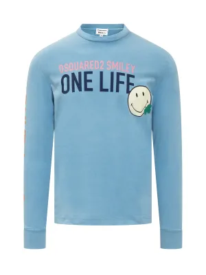 Dsquared2 Slogan Print Crewneck Sweater