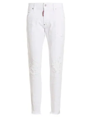 Dsquared2 Straight Leg Denim Jeans