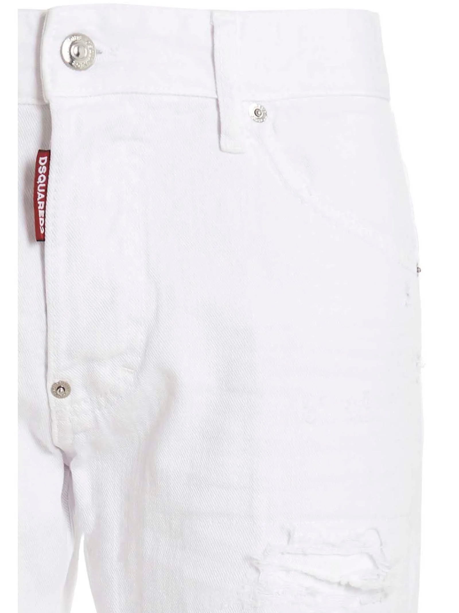 Dsquared2 Straight Leg Denim Jeans