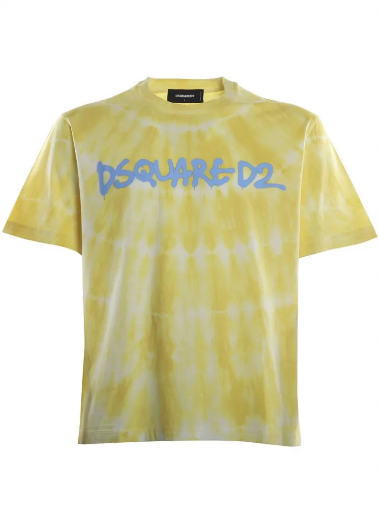 Dsquared2 Tie-Dye Crewneck T-Shirt