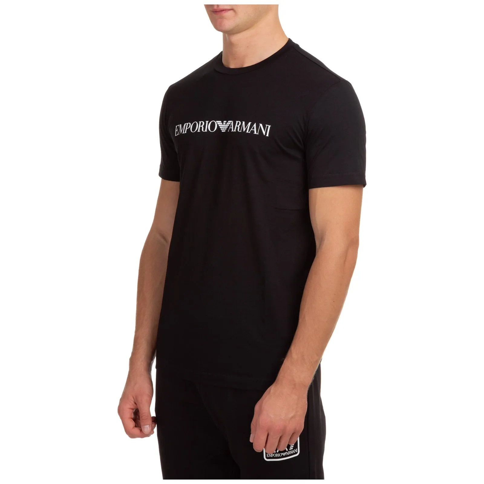 Emporio Armani Logo Printed Crewneck T-Shirt