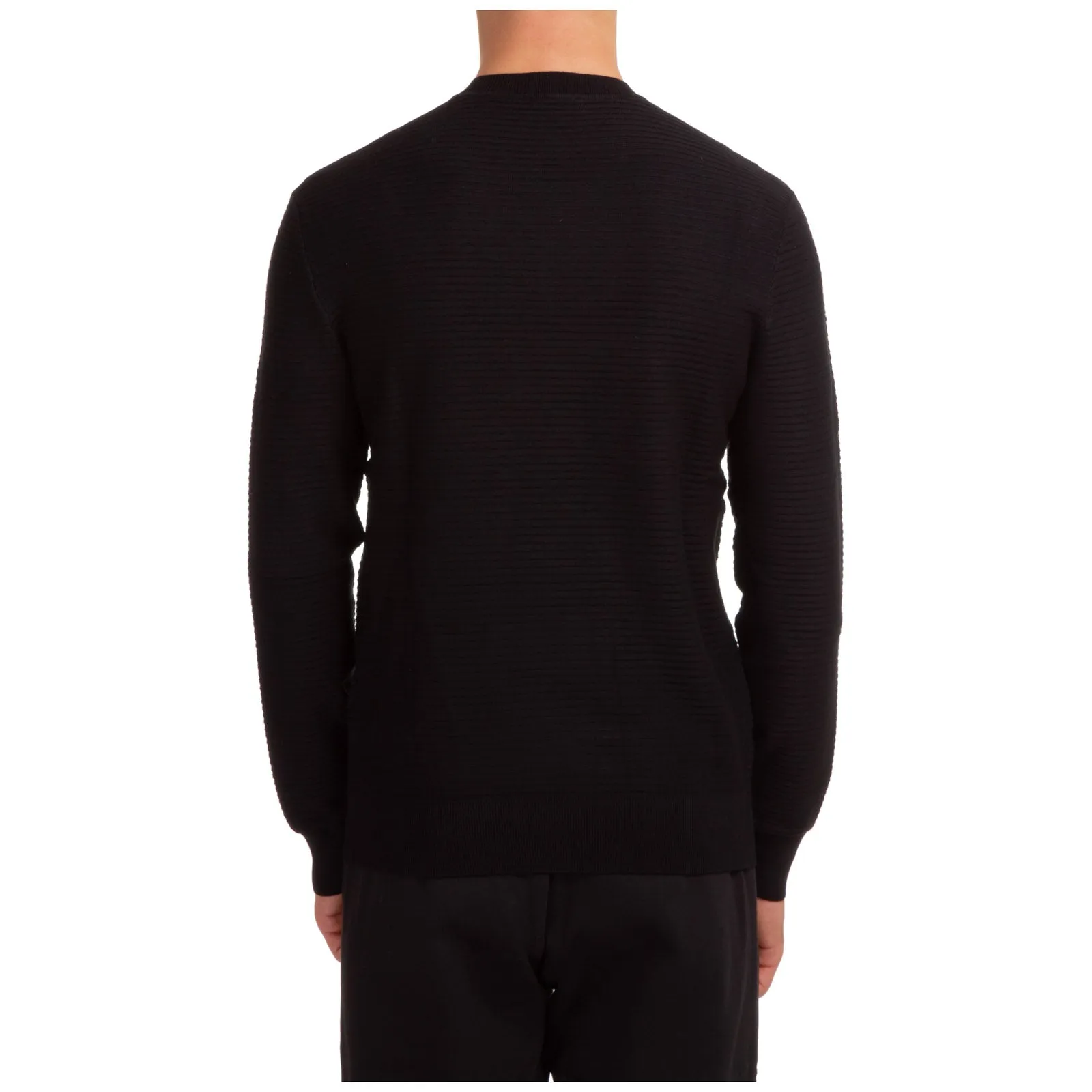 Emporio Armani Ottoman Intarsia Knitted Jumper