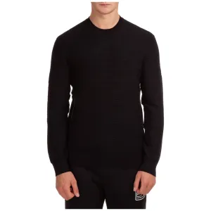 Emporio Armani Ottoman Intarsia Knitted Jumper