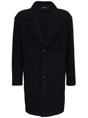 Ermenegildo Zegna Single Breasted Mid-Length Coat