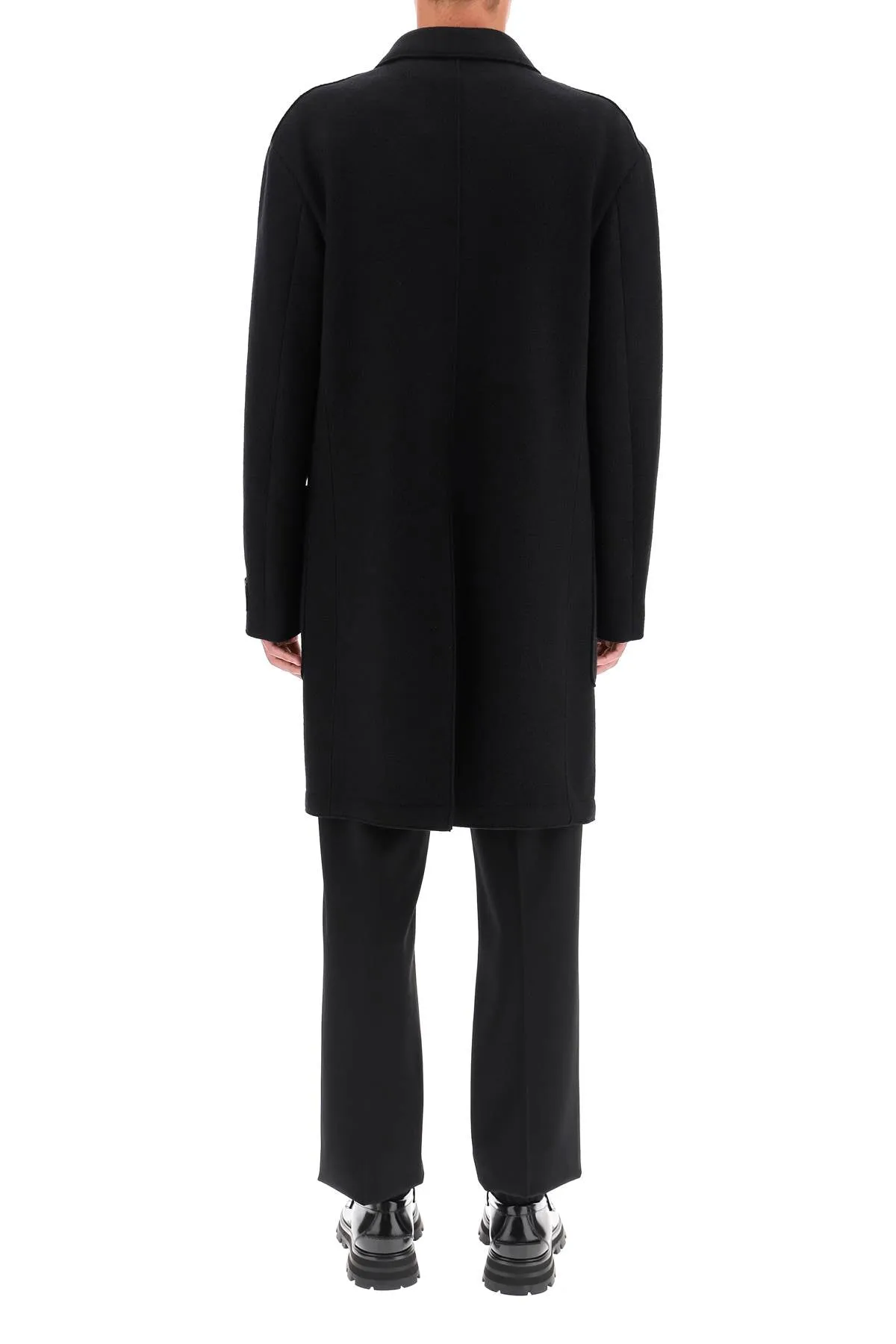 Ermenegildo Zegna Single Breasted Mid-Length Coat