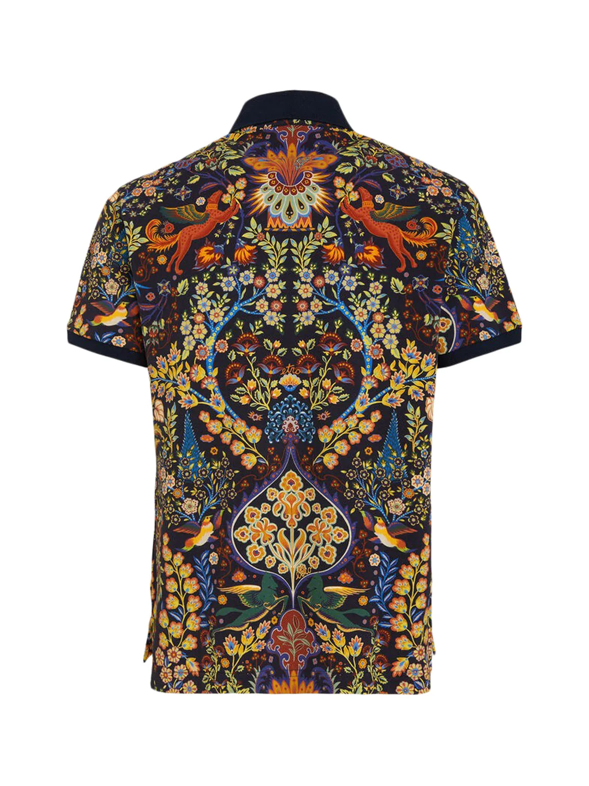 Etro Allover Graphic Print Polo Shirt