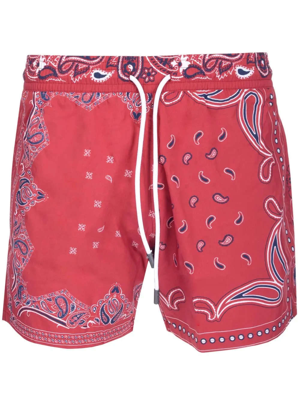 Etro Bandana Print Drawstring Swim Shorts
