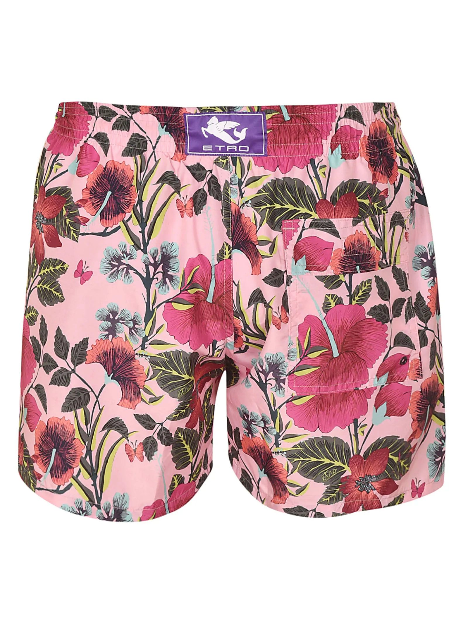 Etro Floral Printed Drawstring Swim Shorts