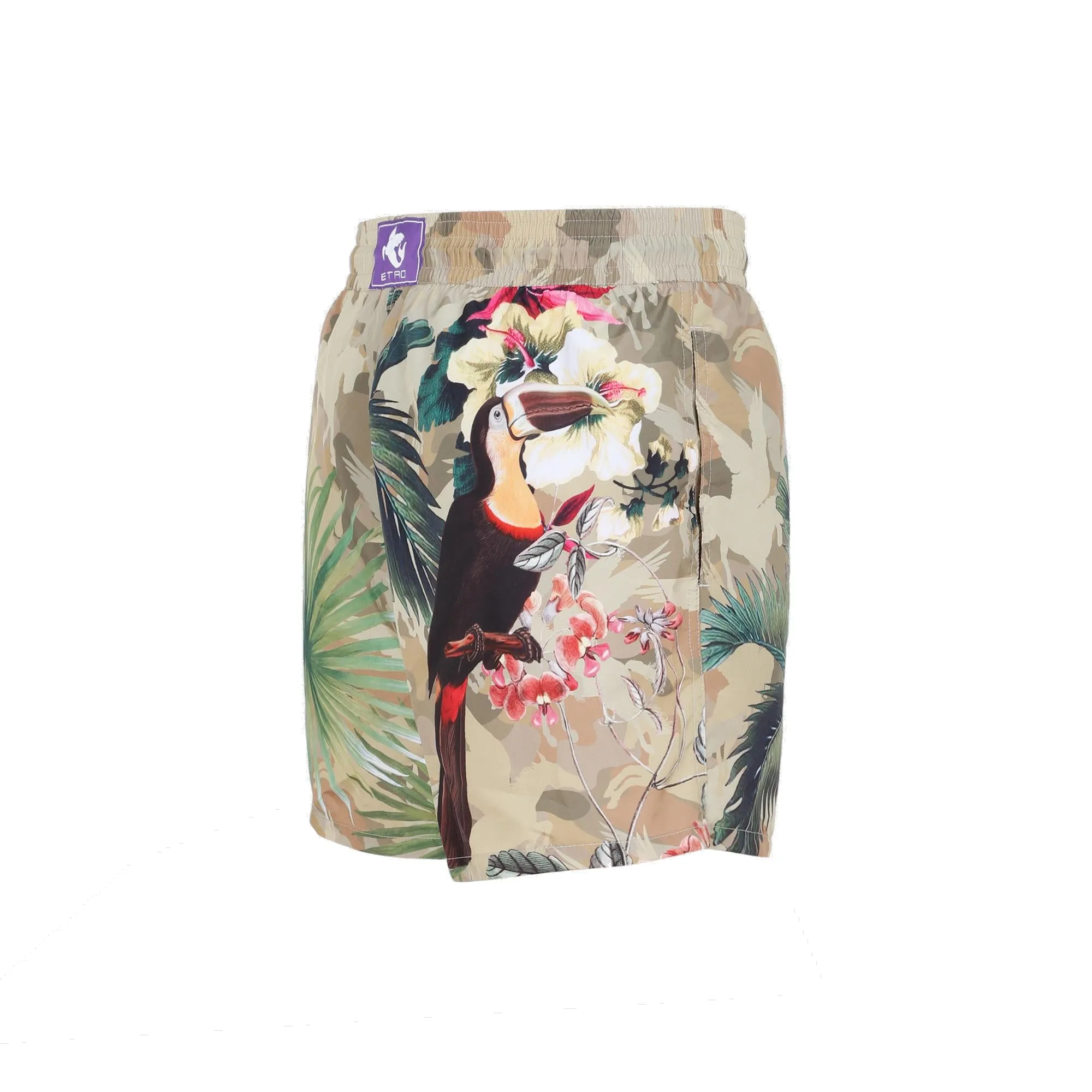 Etro Graphic Printed Drawstring Swim Shorts