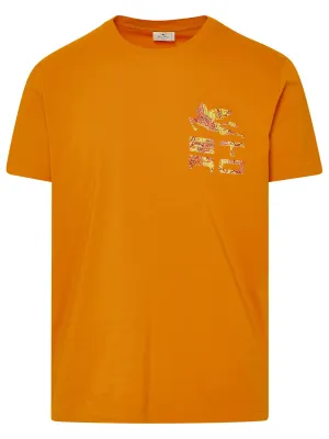 Etro Logo Detailed Crewneck T-Shirt