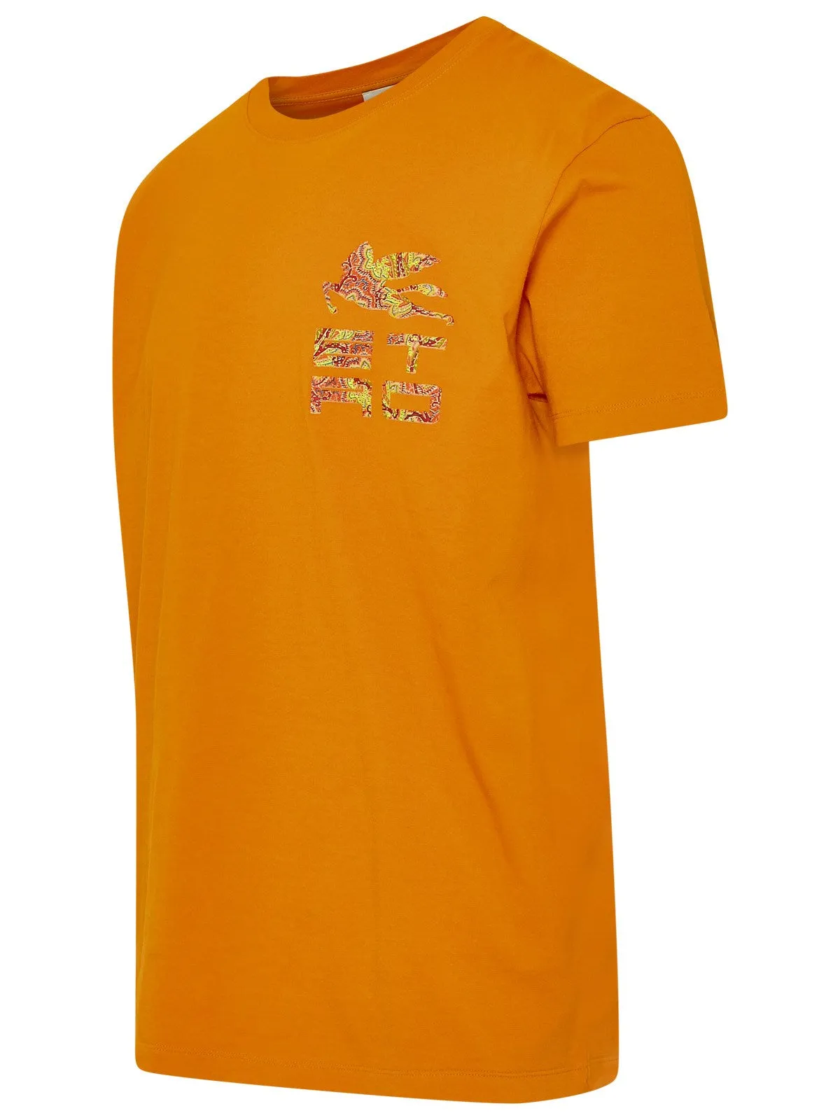 Etro Logo Detailed Crewneck T-Shirt
