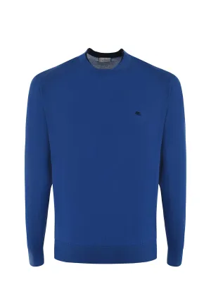 Etro Logo Embroidered Crewneck Sweater