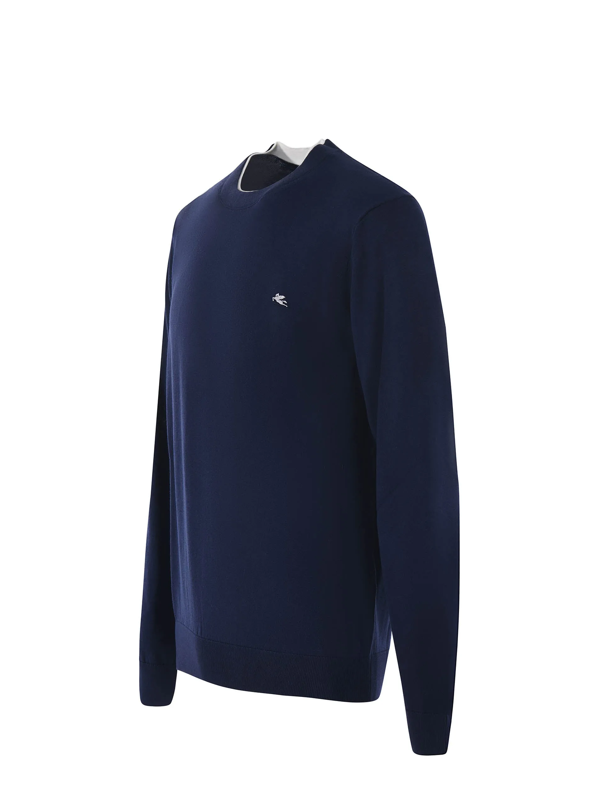Etro Logo Embroidered Knitted Crewneck Sweater