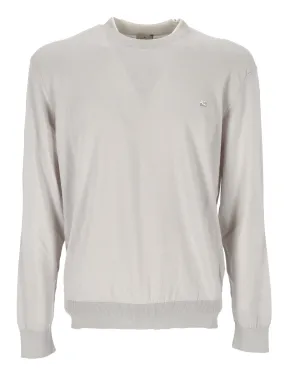 Etro Logo Embroidered Knitted Sweater