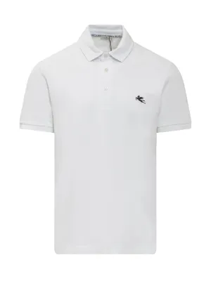 Etro Logo Embroidered Polo Shirt
