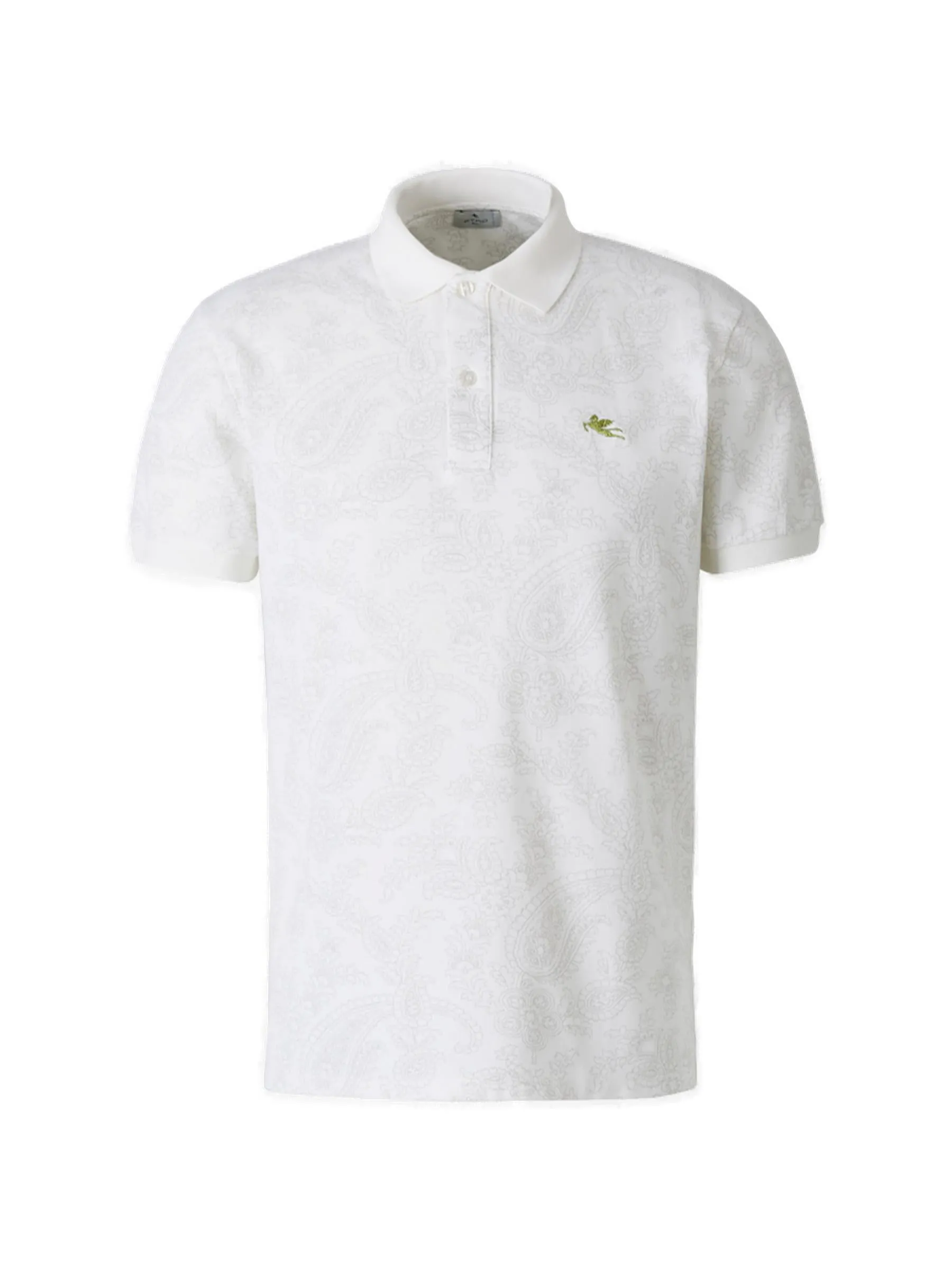 Etro Logo Embroidered Polo Shirt